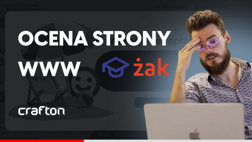 Analiza UXUI Strony WWW Szkoły Żak